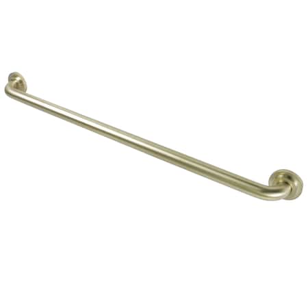 34-13/16 L, Contemporary, Brass, Grab Bar, Brushed Brass